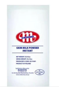 Mleko w proszku odtłuszczone INSTANT 25kg