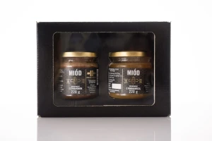 Paczka prezentowa z 2 miodami do wyboru