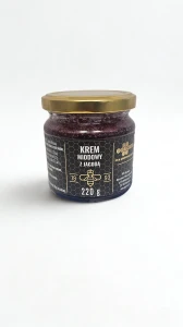 Krem miodowy z jagodą 220g