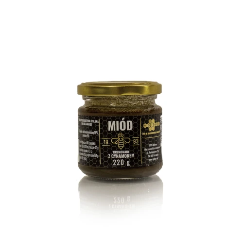 Miód kremowany z cynamonem 220g